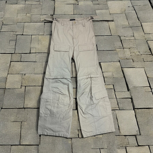 FW23 Balenciaga Flared Cargo Pants