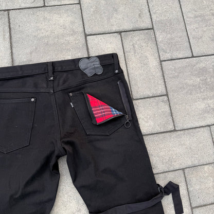 SS05 Number Nine Bondage Pain Denim