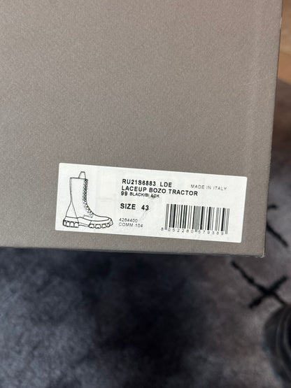 SS21 Rick Owens Megalace Bozo Tractor Boots