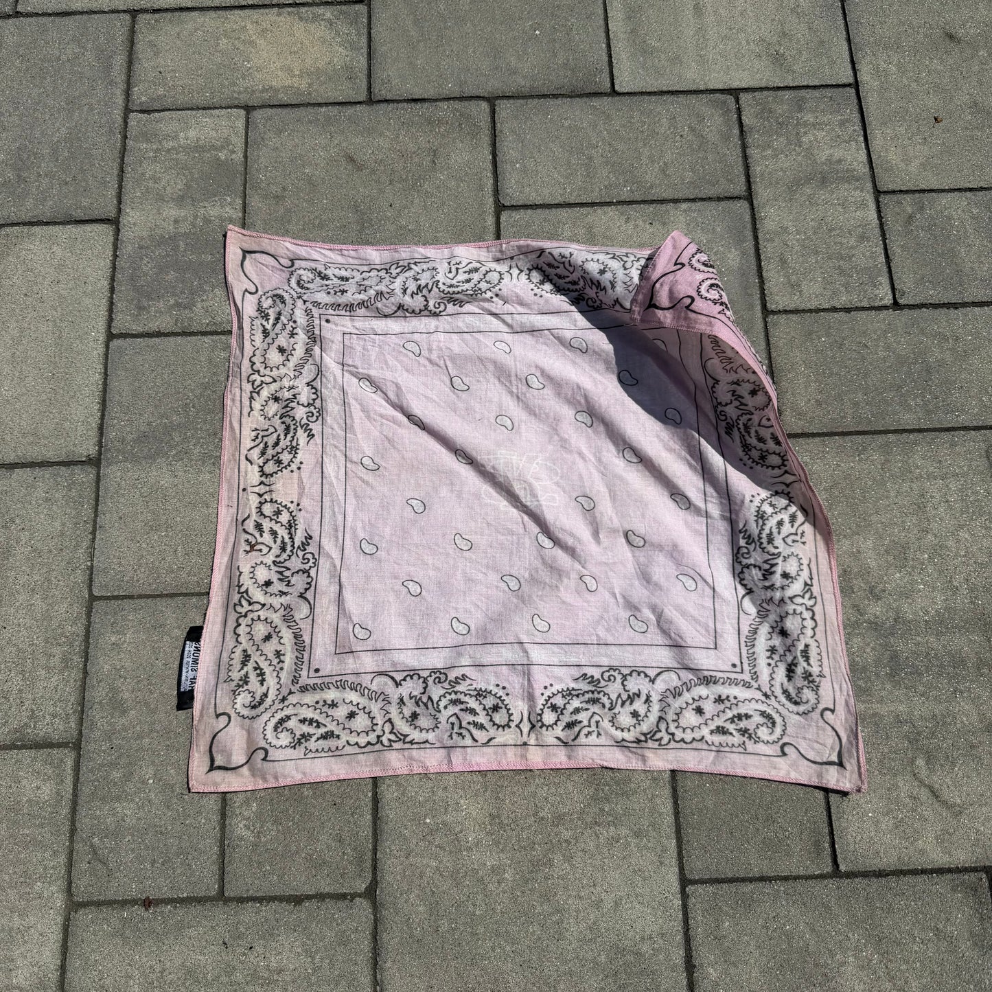 AW04 Raf Simons Pink Paisley Bandana