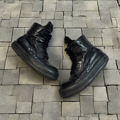 AW10 “Gleam” Rick Owens Black Short Tounge Geobasket