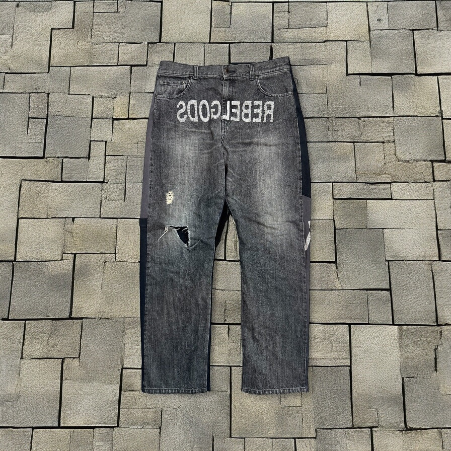 AW02 Undercover “Witches Cell Division” REBELGODS Hybrid Denim