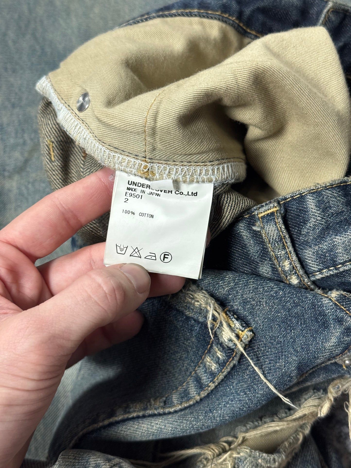 SS10 Undercover Blue Yarn 68 Denim