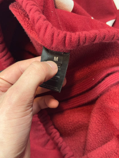 AW18 Vetements Red Spellout Sweatpants