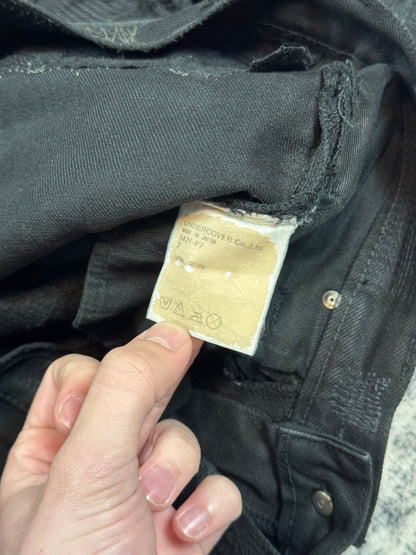 AW05 Undercover “Arts & Crafts” 85 Black Boro Denim