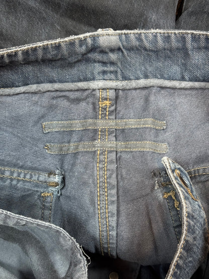 FW05 Rick Owens Double Layer Aircut Denim