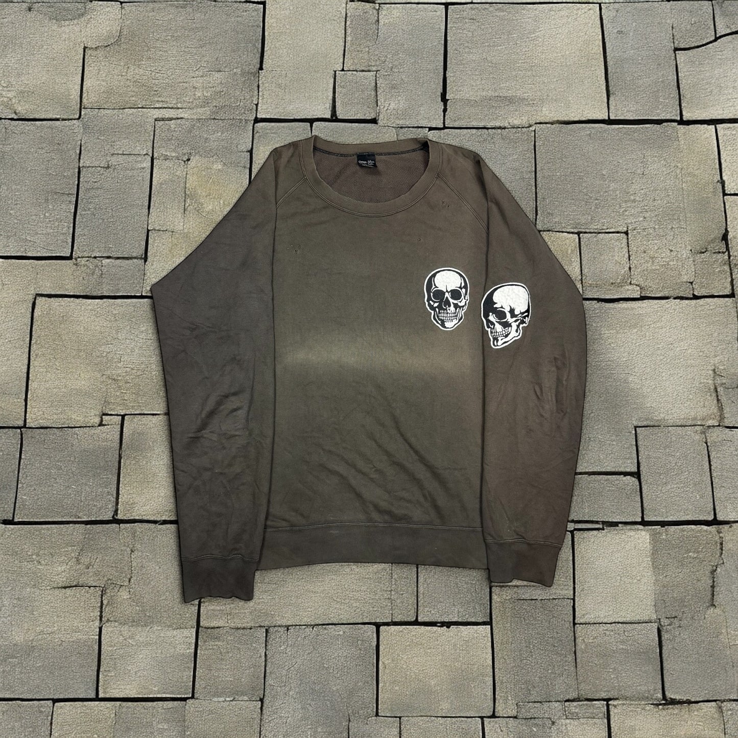 SS04 Number Nine Double Skull Crewneck