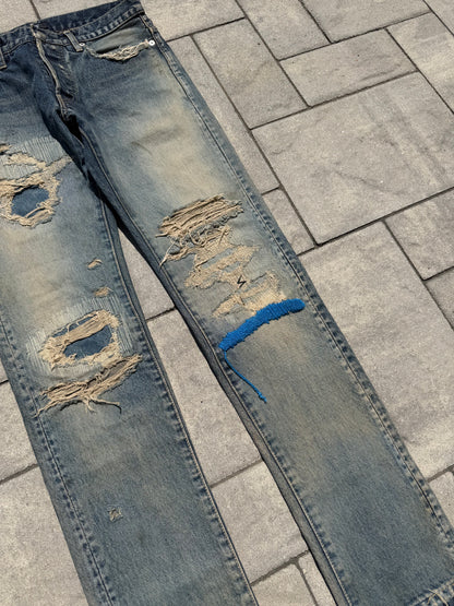 SS10 Undercover Blue Yarn 68 Denim