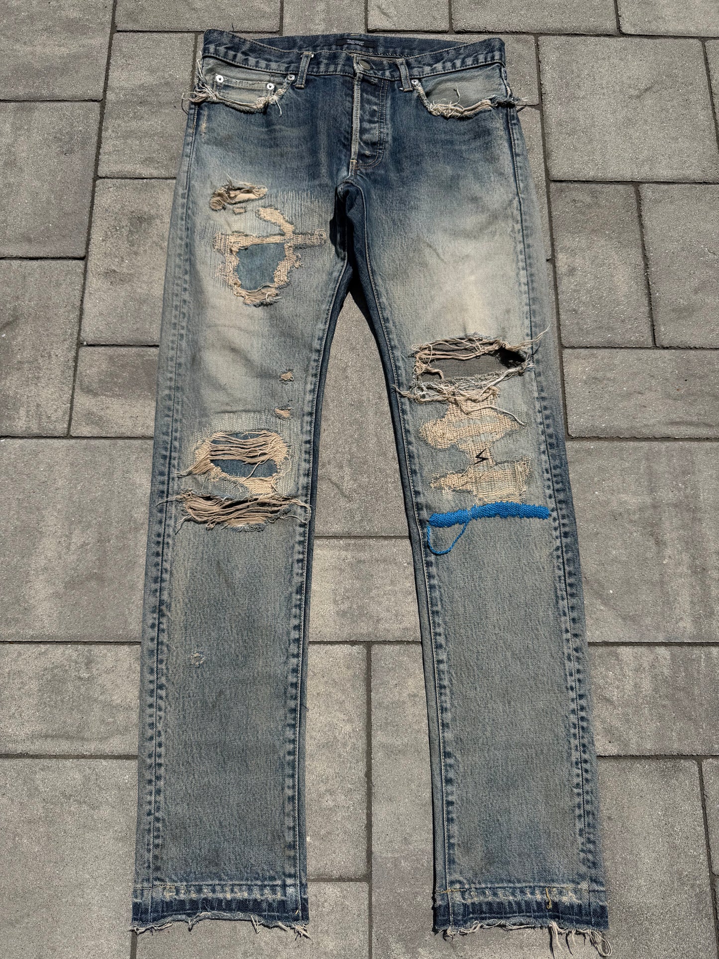 SS10 Undercover Blue Yarn 68 Denim