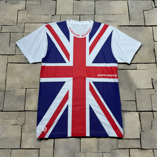 Chrome Hearts Pete Punk UK Flag Tee