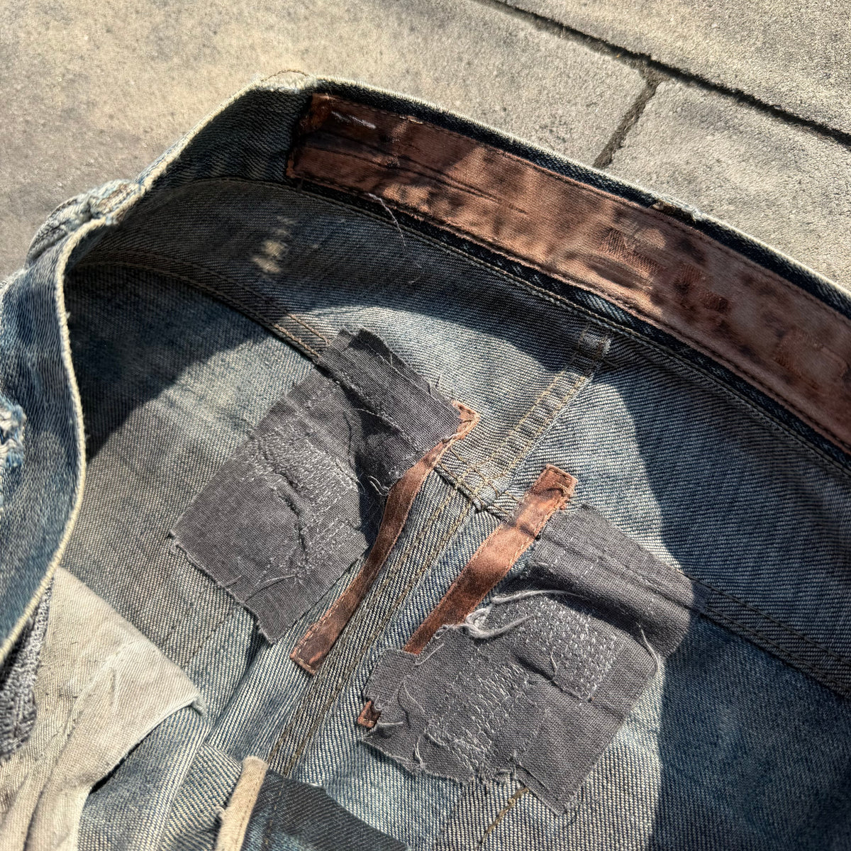 FW12 Rick Owens Dust Detroit Cut Denim
