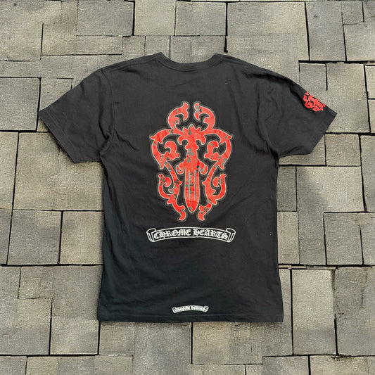 Chrome Hearts Red Dagger Tee