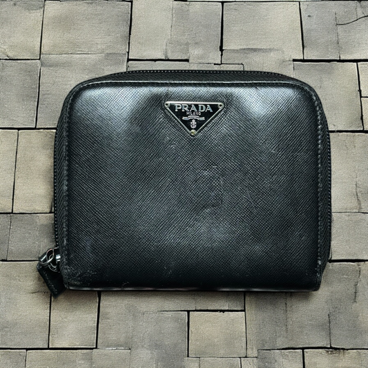 Prada Triangle Logo Wallet