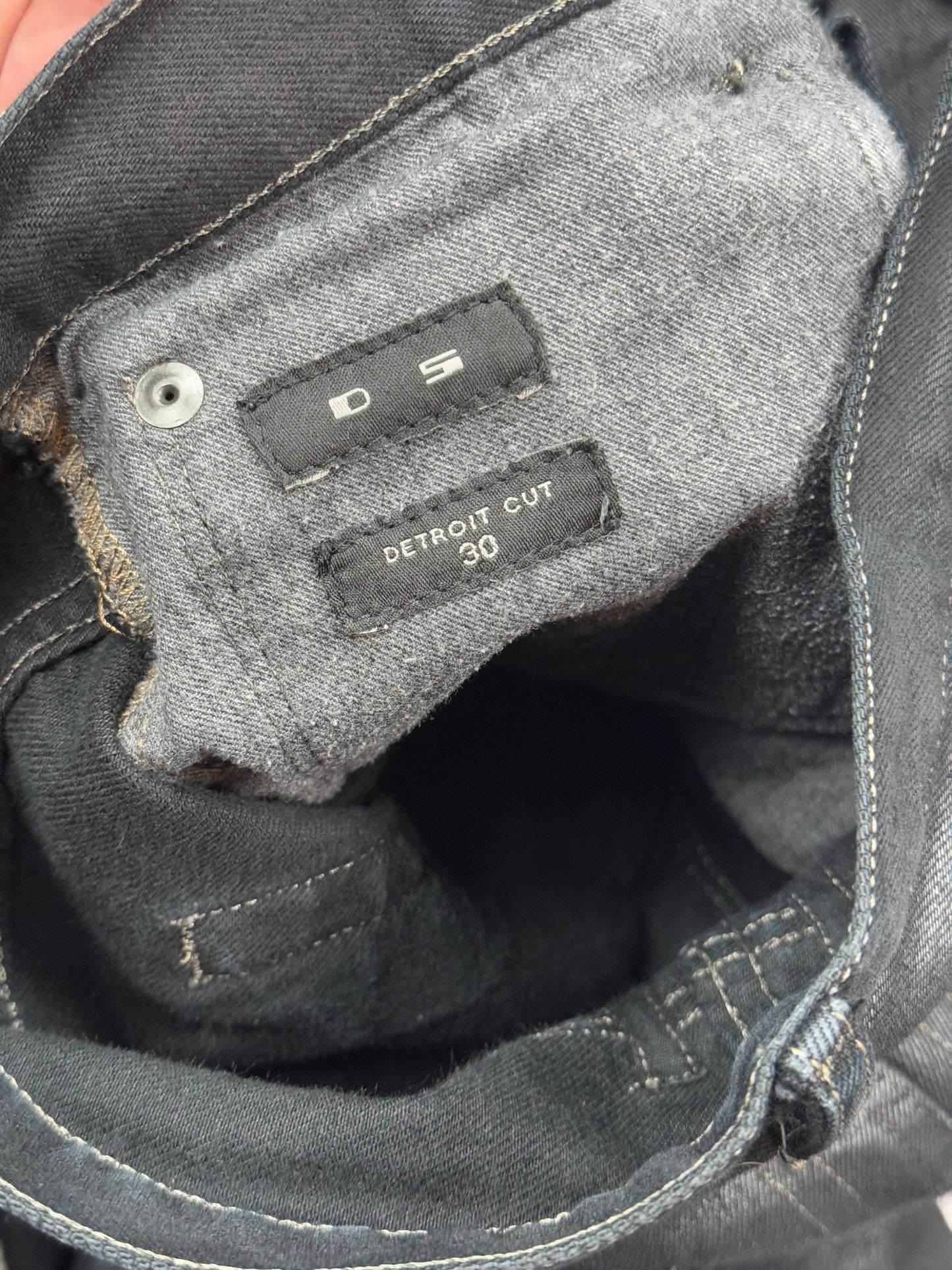Rick Owens Olmar & Mirta Waxed Detroit Cut Denim