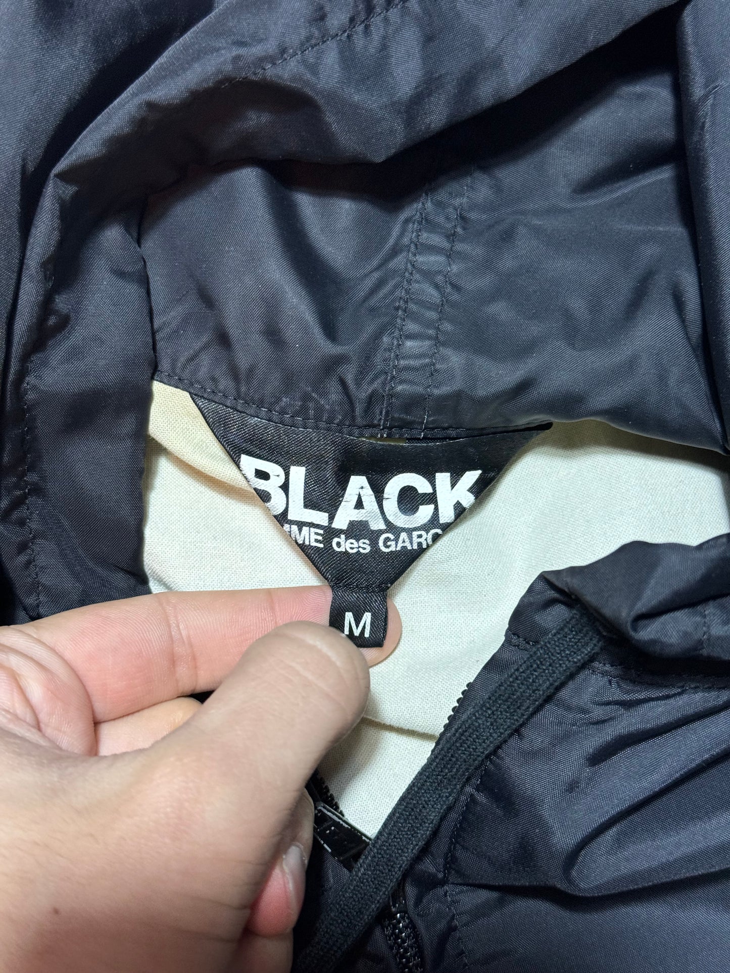 CDG Black Windbreaker