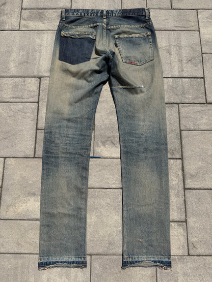SS10 Undercover Blue Yarn 68 Denim