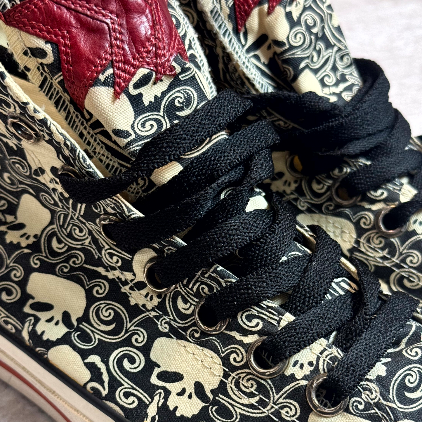 Chrome Hearts Star Patch Skull Converse
