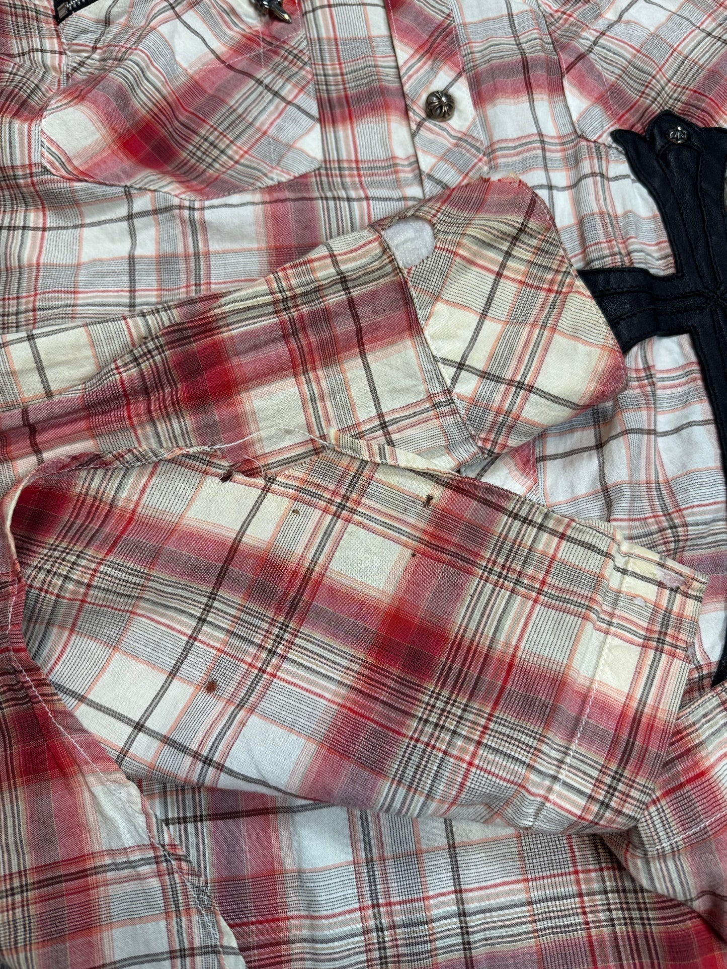 1991 Chrome Hearts Giant Cross Patch Flannel