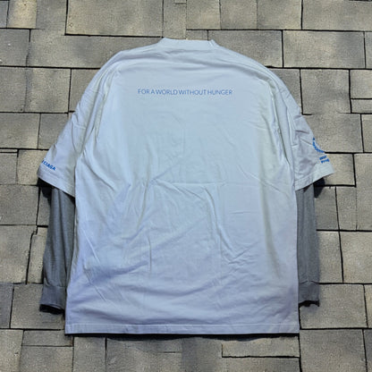 Balenciaga World Food Program Layered Longsleeve