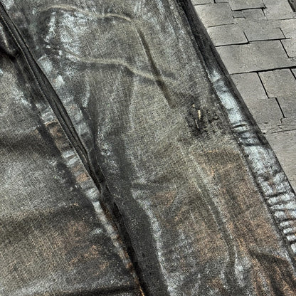 AW03 Dior Homme Black Luster Denim