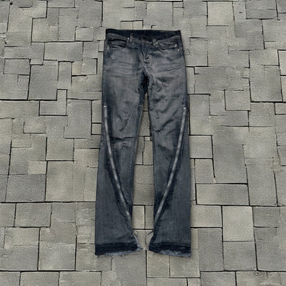 SS09 Rick Owens “Strutter” Hog Wash Banana Cut Denim