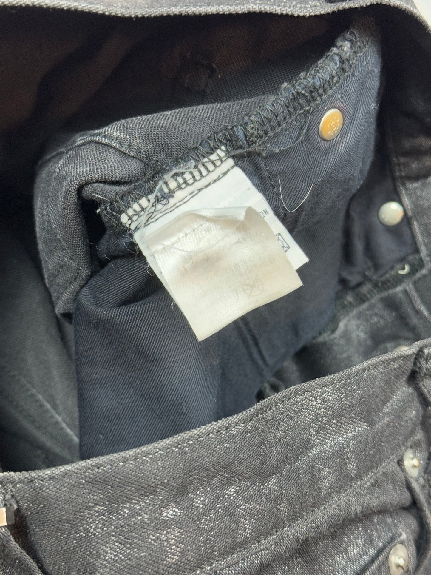 AW07 Dior Homme Coated Denim