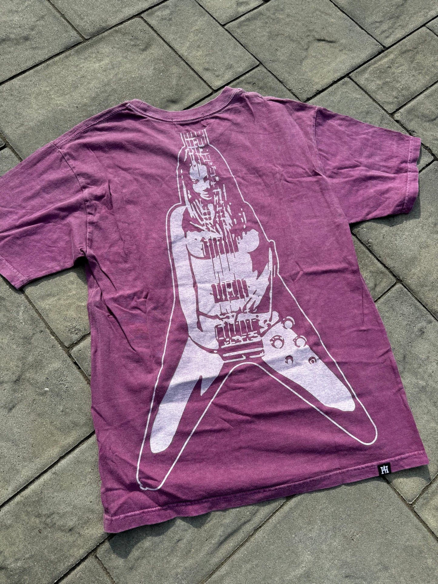 Hysteric Glamour Purple Guitar Tee