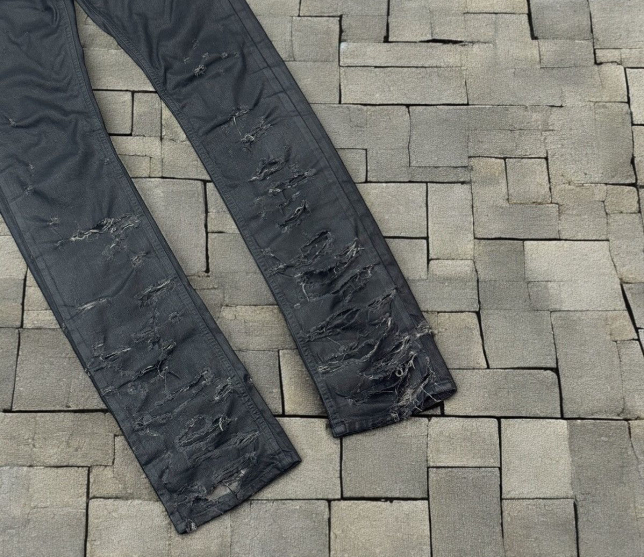 SS04 Dior Homme Strip Denim