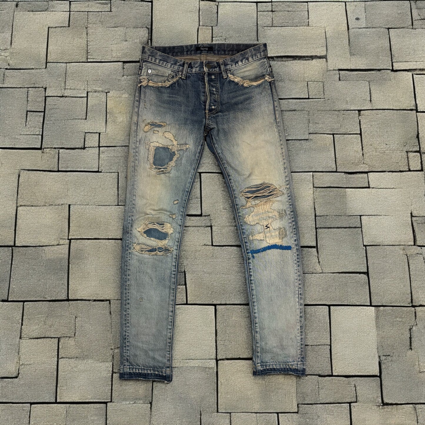 SS10 Undercover Blue Yarn 68 Denim