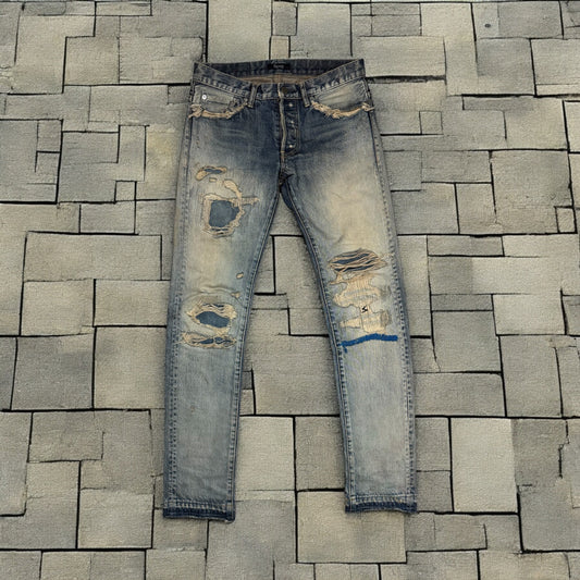 SS10 Undercover Blue Yarn 68 Denim