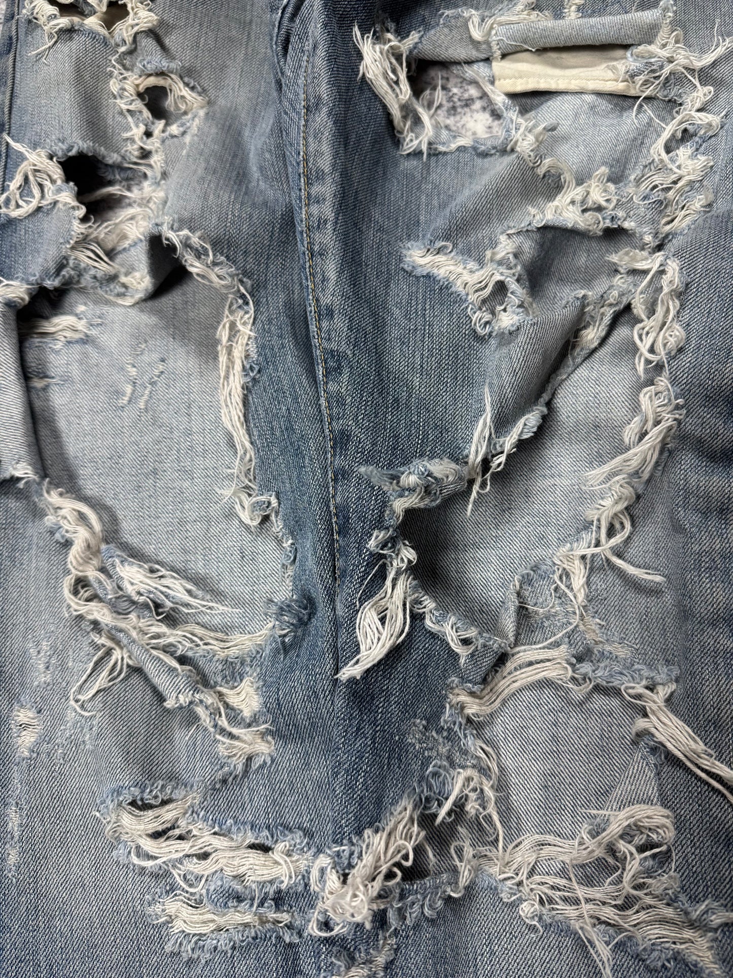 FW13 Saint Laurent Crash Denim
