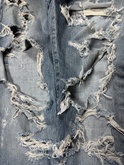FW13 Saint Laurent Crash Denim