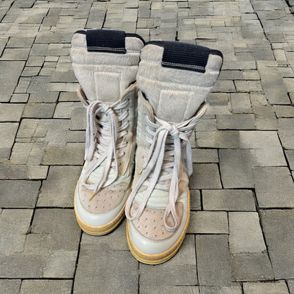 FW08 Rick Owens Pony Hair Milk Dunks