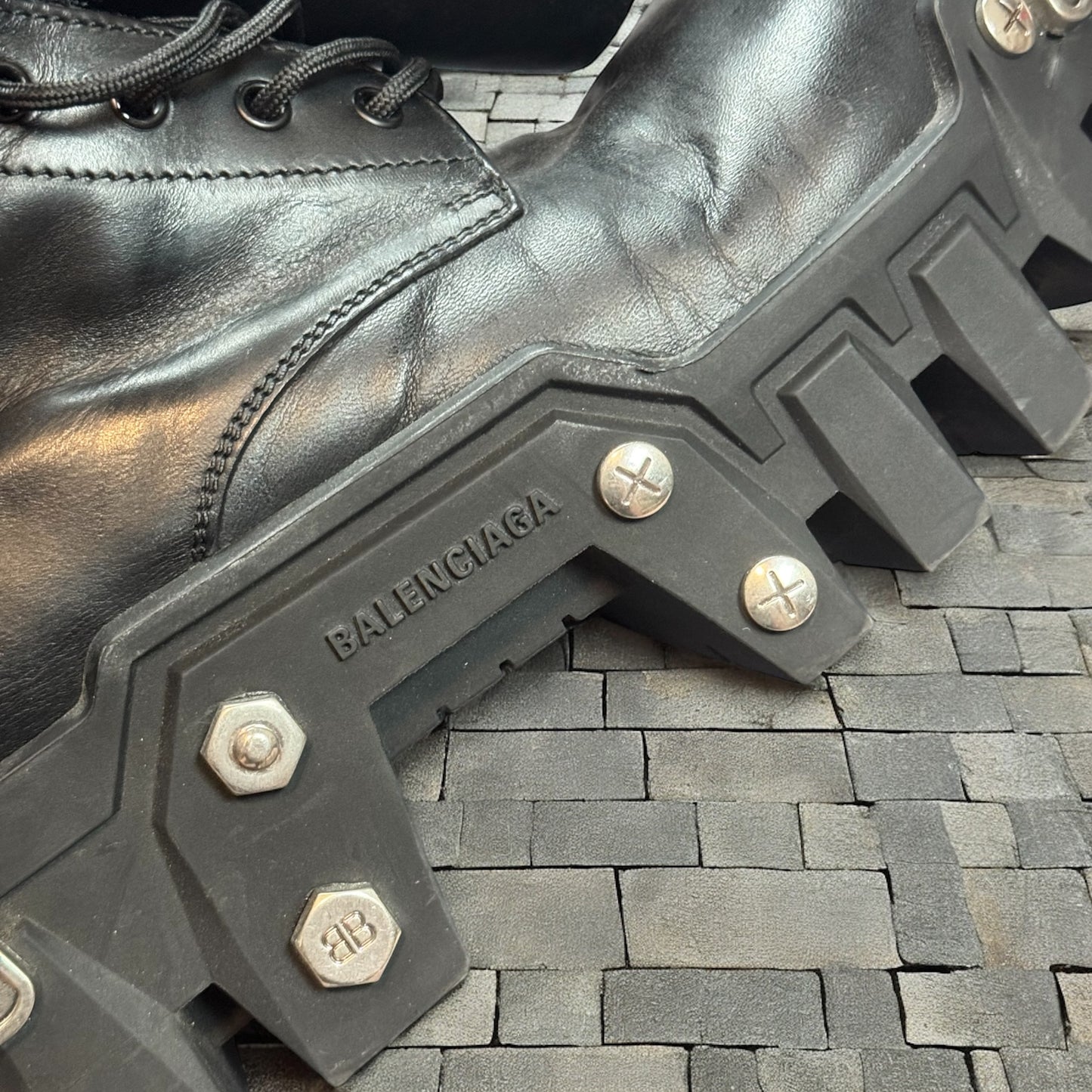 Balenciaga Metal Bulldozer Boots