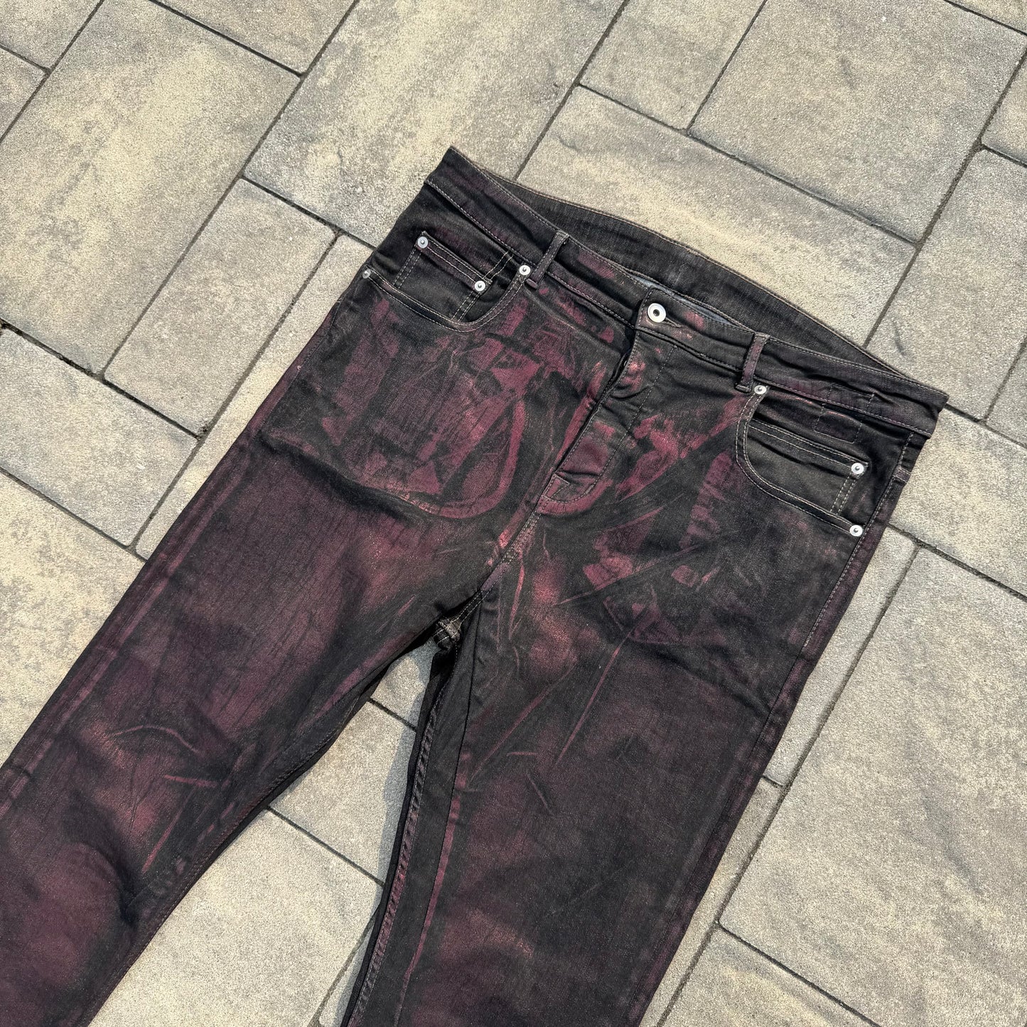 FW20 Rick Owens Bruise Wax Detroit Denim