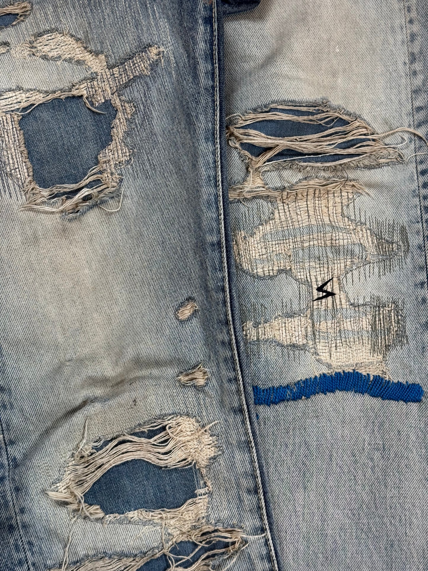 SS10 Undercover Blue Yarn 68 Denim