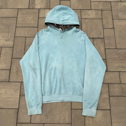 AW04 Raf Simons Seafoam Reverse Paisley Hoodie