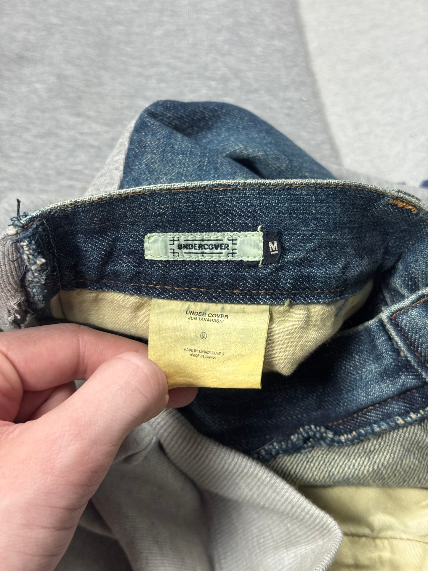 AW02 Undercover “IMMADTOO” Hybrid Denim