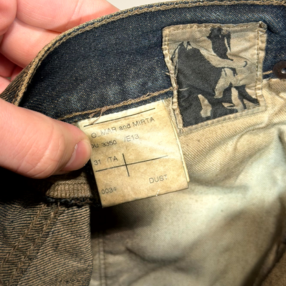 FW07 Rick Owens Dust Detroit Cut Denim