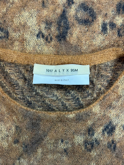 1017 Alyx 9sm Cheetah Mohair Sweater