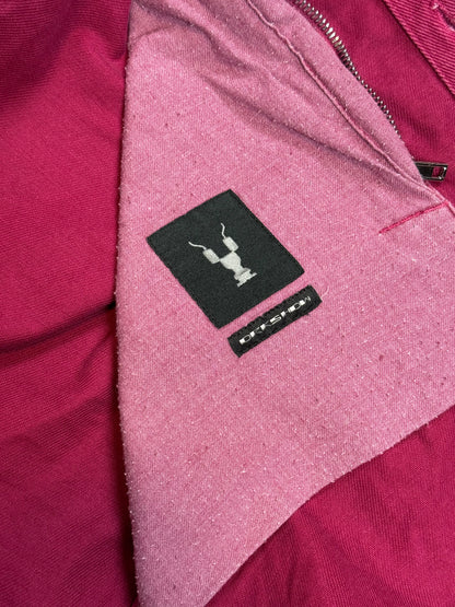 Rick Owens Fuxia Vomit Denim Jacket