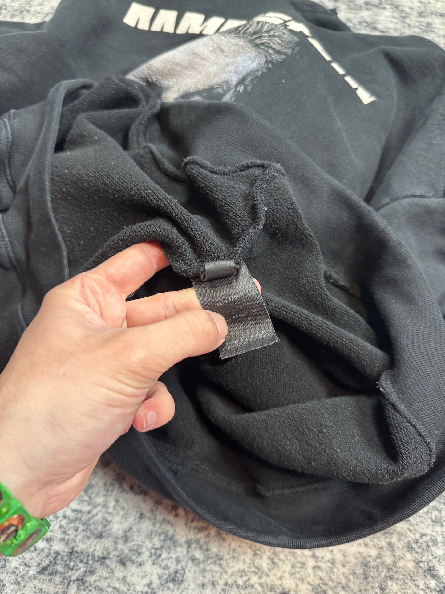 AW18 Vetements Rammstein Hoodie