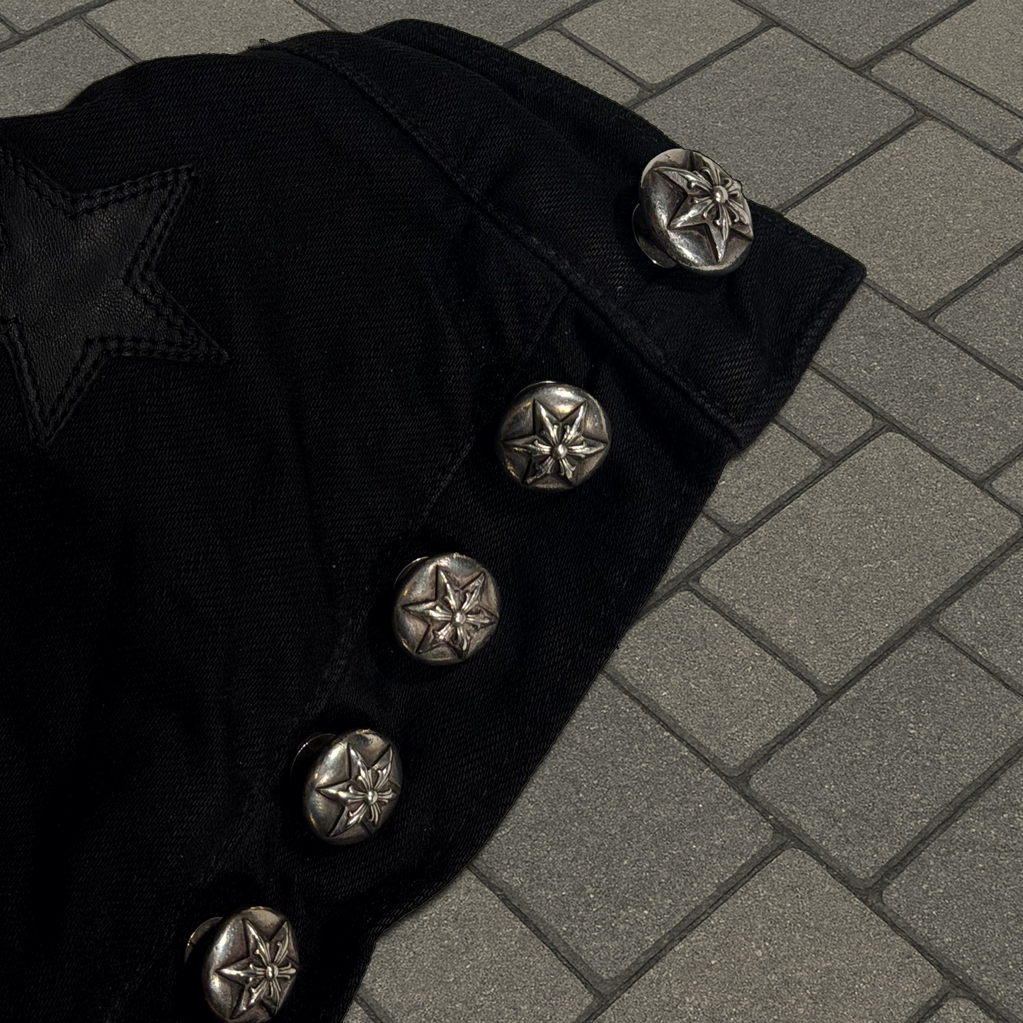Chrome Hearts VIP 71 Patch Fleur Denim