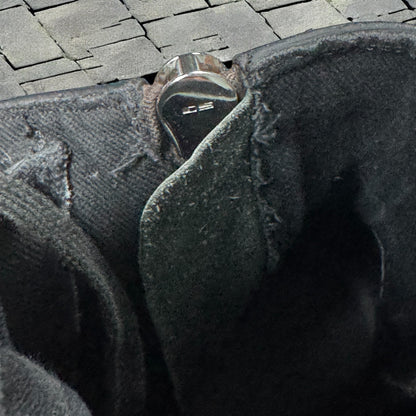 Rick Owens Black Hi-Top Ramones