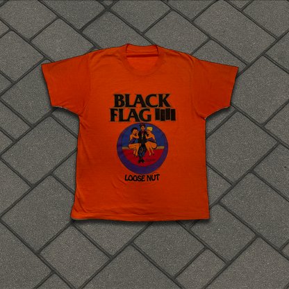 1985 Black Flag Orange Loose Nut Tee