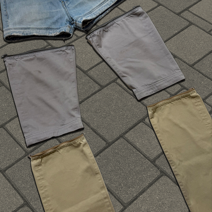 2018 Balenciaga Paneled Convertible Denim