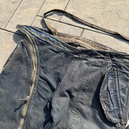 FW07 Rick Owens Dust Double Layer Aircut Denim