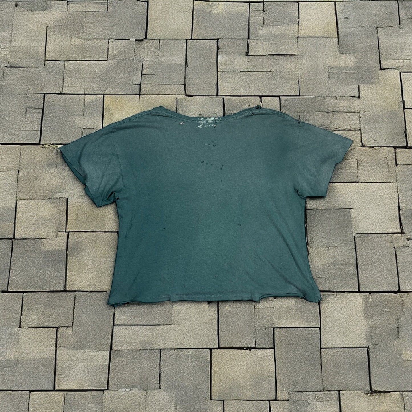 FW24 Enfants Riches Deprimes Green Washed Logo Tee