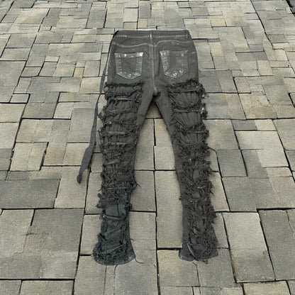 Rick Owens Waxed Slasher Denim