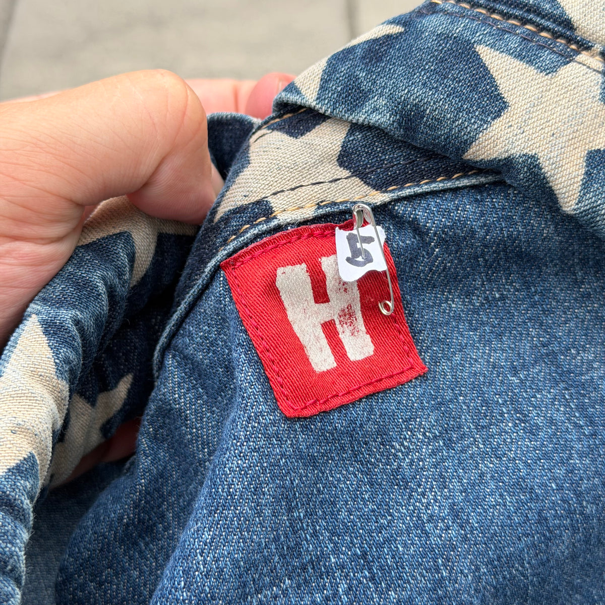 Hysteric Glamour Star Denim Backpack